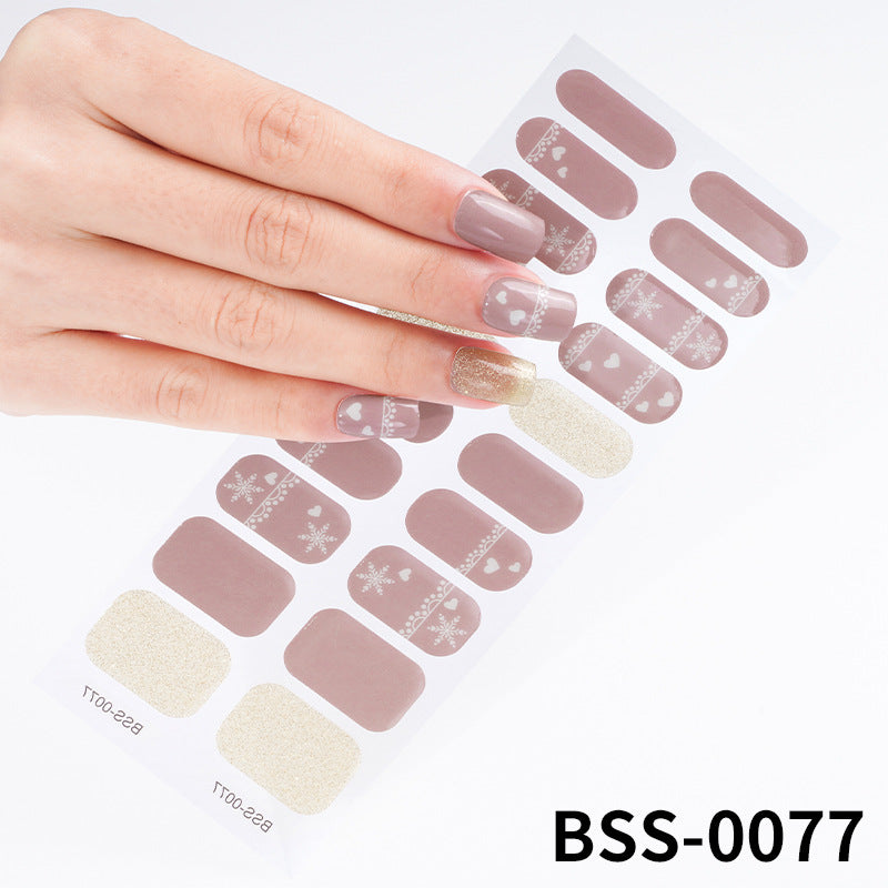 Salon-quality Gel Nail Strips Bss-0077 – Vanccy