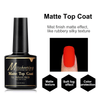 15ml No Wipe Gel Top Coat and Base Coat