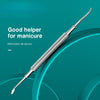 Multi-Function Nail Care Tools Cuticle Pusher Nail Dirt Cleaner Double Headed Design Pry Up Nails Cuticle Trimmer