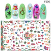 Nail Art New Alloy Christmas Halloween Ornaments Diamond Bells Christmas Nail Set