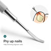 Multi-Function Nail Care Tools Cuticle Pusher Nail Dirt Cleaner Double Headed Design Pry Up Nails Cuticle Trimmer