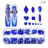 Nail Art Rhinestone Flatback Gems Crystals Diamond for Nail Decoration