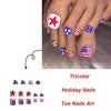 Press On Toe nails Set 16pcs/set JB264