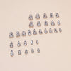 24pcs/Set Press On Nails W1550