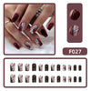 24pcs/Set Press On Nails F027 Good