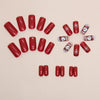 24pcs/Set Press On Nails W1302