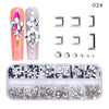 Nail Art Rhinestone Flatback Gems Crystals Diamond for Nail Decoration