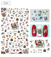 Nail Art New Alloy Christmas Halloween Ornaments Diamond Bells Christmas Nail Set