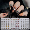 Nail Art New Alloy Christmas Halloween Ornaments Diamond Bells Christmas Nail Set