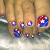 Press On Toe nails Set 16pcs/set JB265