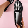 Mesh Breathable Ballet Women Flats Stretch Knitted Loafers Women Shallow Flats Slip On Moccasin Single Shoes Cozy Work Shoes