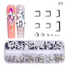 Nail Art Rhinestone Flatback Gems Crystals Diamond for Nail Decoration