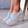 Women Slip On platform Loafers Comfort Suede Moccasins Shoes with leather suede fringes