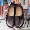 Vanccy Leather Loafers Flats Lo51