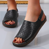 Vanccy Hollow Out Low Top Flat Heel Breathable Women's Sandals