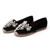 Soft Bottom Shallow Bottom Round Head Pearl Single Shoes Female