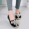 Soft Bottom Shallow Bottom Round Head Pearl Single Shoes Female