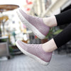 Walking Shoes,Mesh Platform Sneakers Women Slip on Soft Ladies Casual Running Shoes Woman Knit Sock Shoes