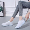 Breathable Mesh Platform Sneakers Women Slip on Soft Ladies Casual Running Shoes Woman Knit Sock Shoes Flats