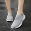 Breathable Mesh Platform Sneakers Women Slip on Soft Ladies Casual Running Shoes Woman Knit Sock Shoes Flats