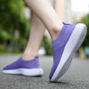 Breathable Mesh Platform Sneakers Women Slip on Soft Ladies Casual Running Shoes Woman Knit Sock Shoes Flats