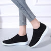 Breathable Mesh Platform Sneakers Women Slip on Soft Ladies Casual Running Shoes Woman Knit Sock Shoes Flats