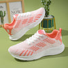 New Fashion Vulcanize Platform Flats Air Mesh Bandage Shoes Casual Sports Women Pink Sneakers 41 42