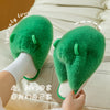 Non slip Indoor Home Thick soled Couple Warm Wool Cotton Shoes