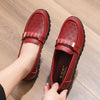 Mom's shoes, middle-aged sandals, summer soft soles, middle-aged and elderly women's leather shoes, comfortable and breathable, single shoes, genuine leather toe shoes with holes