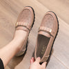 Mom's shoes, middle-aged sandals, summer soft soles, middle-aged and elderly women's leather shoes, comfortable and breathable, single shoes, genuine leather toe shoes with holes