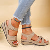 Sandals Women SummerHeels Sandals Summer Wedges Shoes For Women Platform Sandalias Mujer Elegant Medium Heel Shoes Women