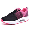 Women's Walking Shoes Sock Sneakers Black Breathe Platform Resistant Ladies Trainers Running Shoes