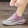 Women's Athletic Walking Shoes Lightweight Mesh Tennis Platform Sport Sneakers