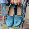 Vanccy Leather Loafers Flats Lo51